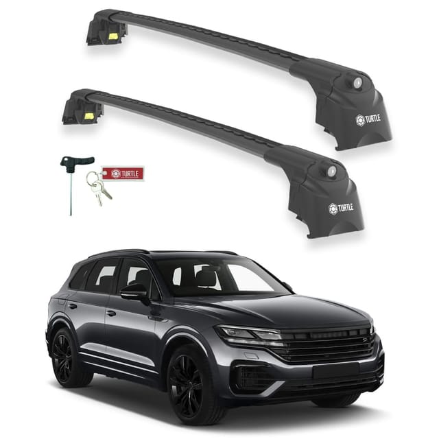 Turtle Kompatibel Mit Volkswagen Touareg (cr) 2019-2023 Dachträger Air2 Schwarz