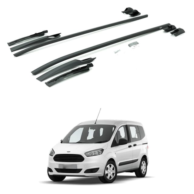 Turtle Kompatibel Mit Ford Courier 2014-2023 Dachreling Hawk Schwarz