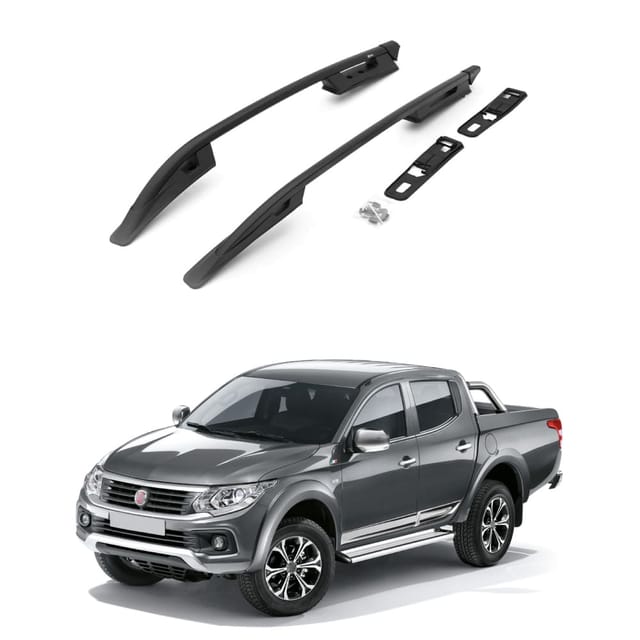 Turtle Kompatibel Mit Fiat Fullback 2016-2020 Dachreling Falcon Schwarz
