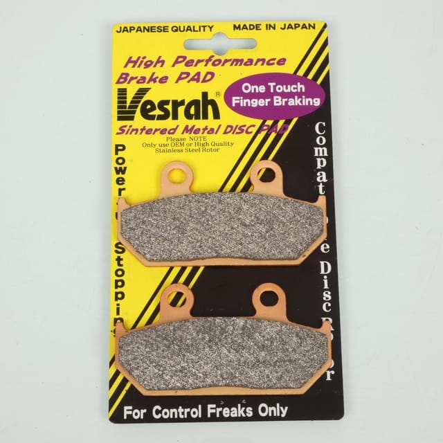 Vesrah Bremsbeläge Für Motorrad Honda 125 Rs R 1987 Bis 1989 Av