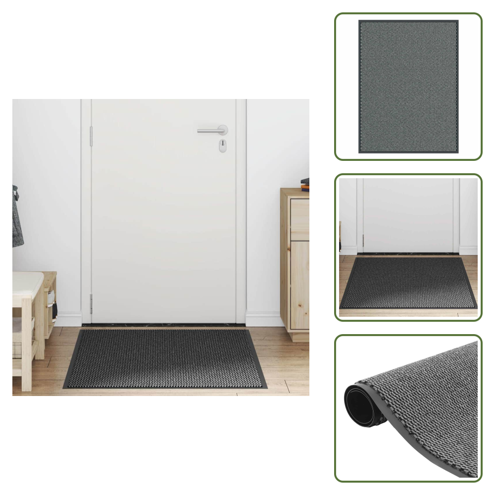 Vidaxl Fußmatte 80x120 Cm Anthrazit