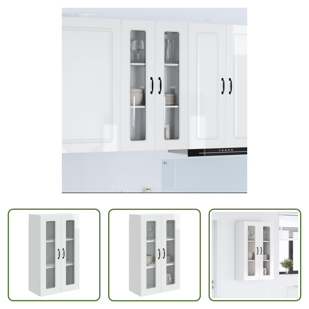 Vidaxl Hochglanz Weiß - Küchenschrank Kalmar Hochglanz Weiß 60 X 31 X 100 Cm