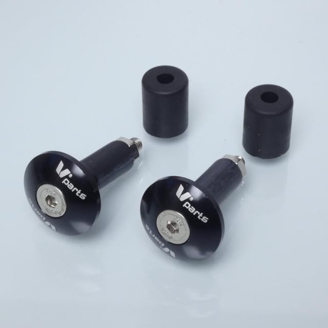 Lenkerende Vparts Für Motorrad Roller Quad Eloxiert Schwarz 32252