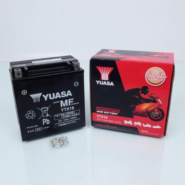 Batterie Sla Yuasa Für Roller Piaggio 500 X9 Evolution Ab 2003