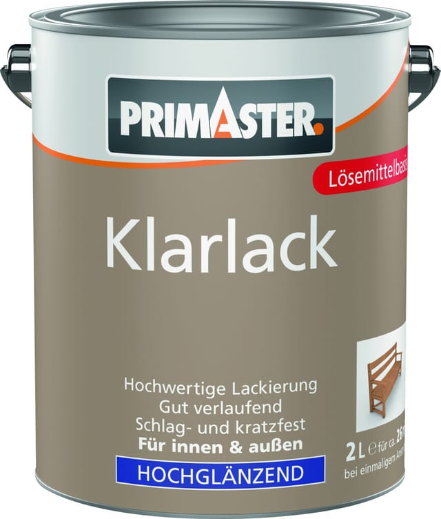 Primaster Klarlack 2 L Farblos Hochglänzend Lack