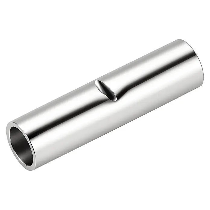 Stoßverbinder unisoliert 16 mm² (Metall, Silber, 5 Stk.)