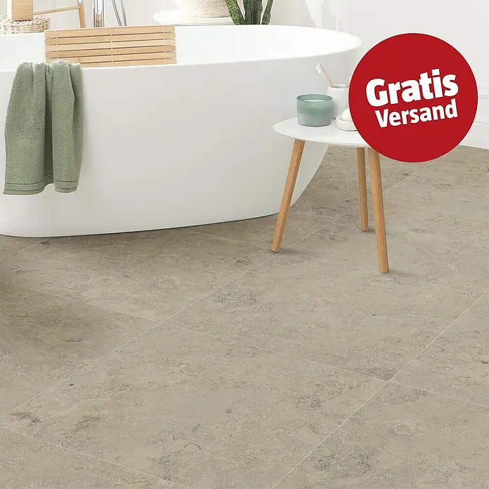 Feinsteinzeugfliese Fossil (60 x 60 cm, Natur, Matt)