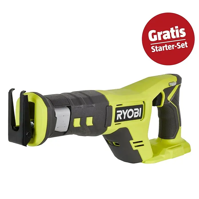 Ryobi ONE+ Maschinen-Set (Akku-Säbelsäge RRS18-0 + gratis Starter-Kit)