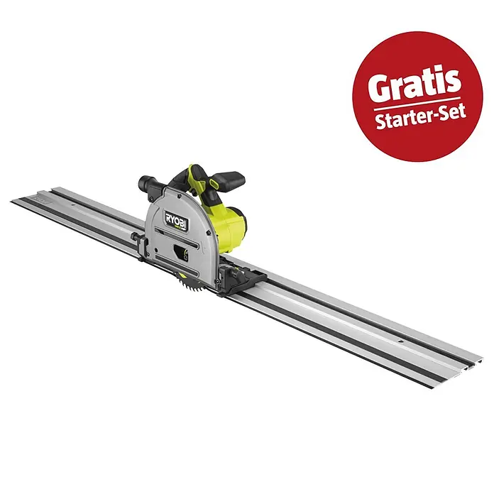 Ryobi ONE+HP Maschinen-Set (Akku-Tauchsäge RPLS18X-0 + gratis Starter-Kit)