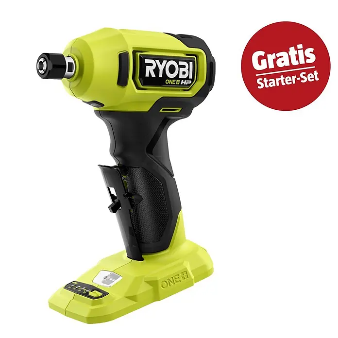 Ryobi ONE+HP Maschinen-Set (Akku-Geradschleifer RDG18C-0 + gratis Starter-Kit)