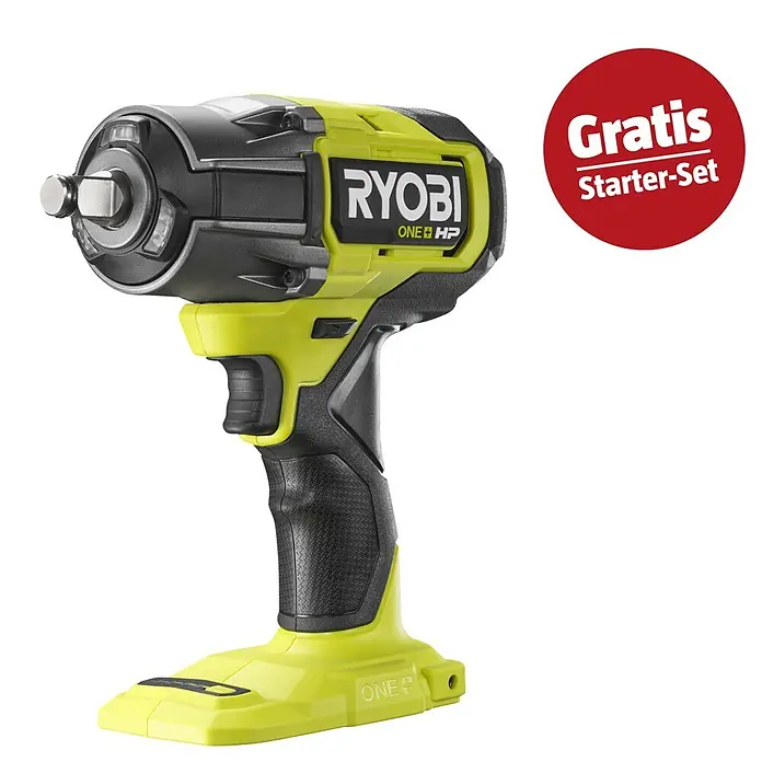 Ryobi ONE+HP Maschinen-Set (Akku-Schlagschrauber RIW18X-0 Performance + gratis Starter-Kit)
