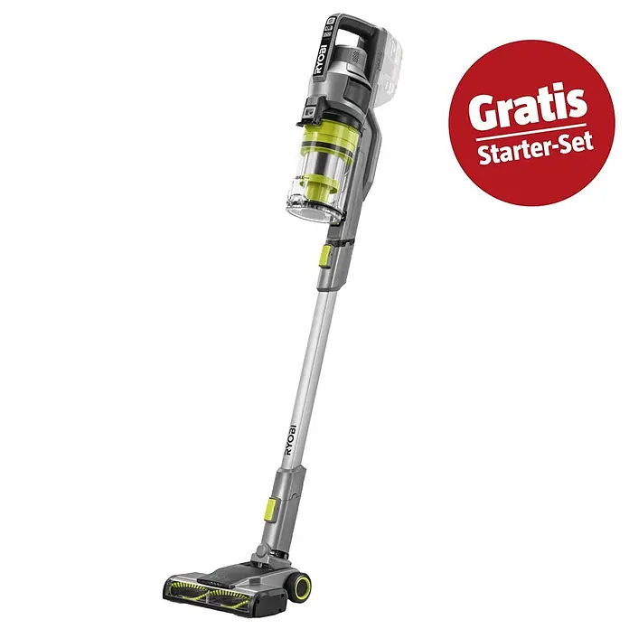 Ryobi ONE+ Maschinen-Set (Akku-Handstaubsauger RSVS18-0 + gratis Starter-Kit)