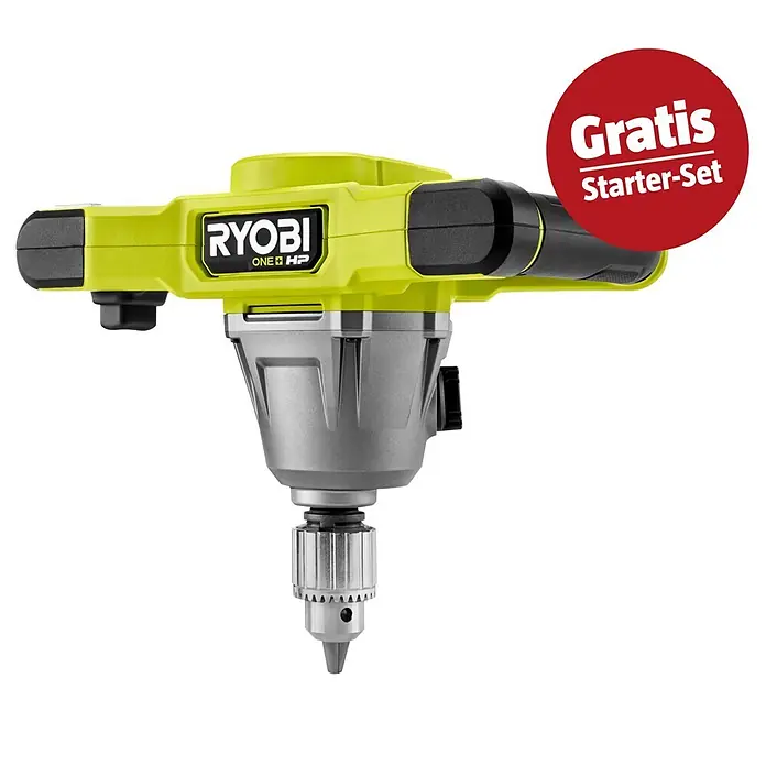 Ryobi ONE+HP Maschinen-Set (Akku-Rührwerk RPM18X-0 + gratis Starter-Kit)