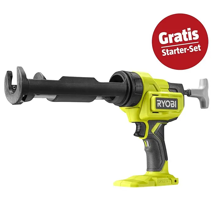 Ryobi ONE+ Maschinen-Set (Akku-Kartuschenpresse RCG18-0 + gratis Starter-Kit)