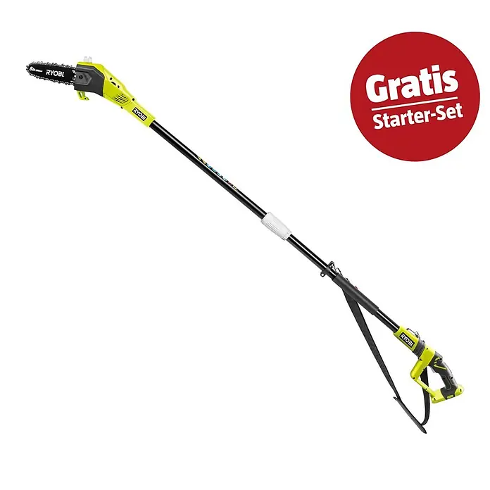 Ryobi ONE+ Maschinen-Set (Akku-Hochentaster OPP 1820,18V, 4 Ah Akku & 2A Ladegerät)
