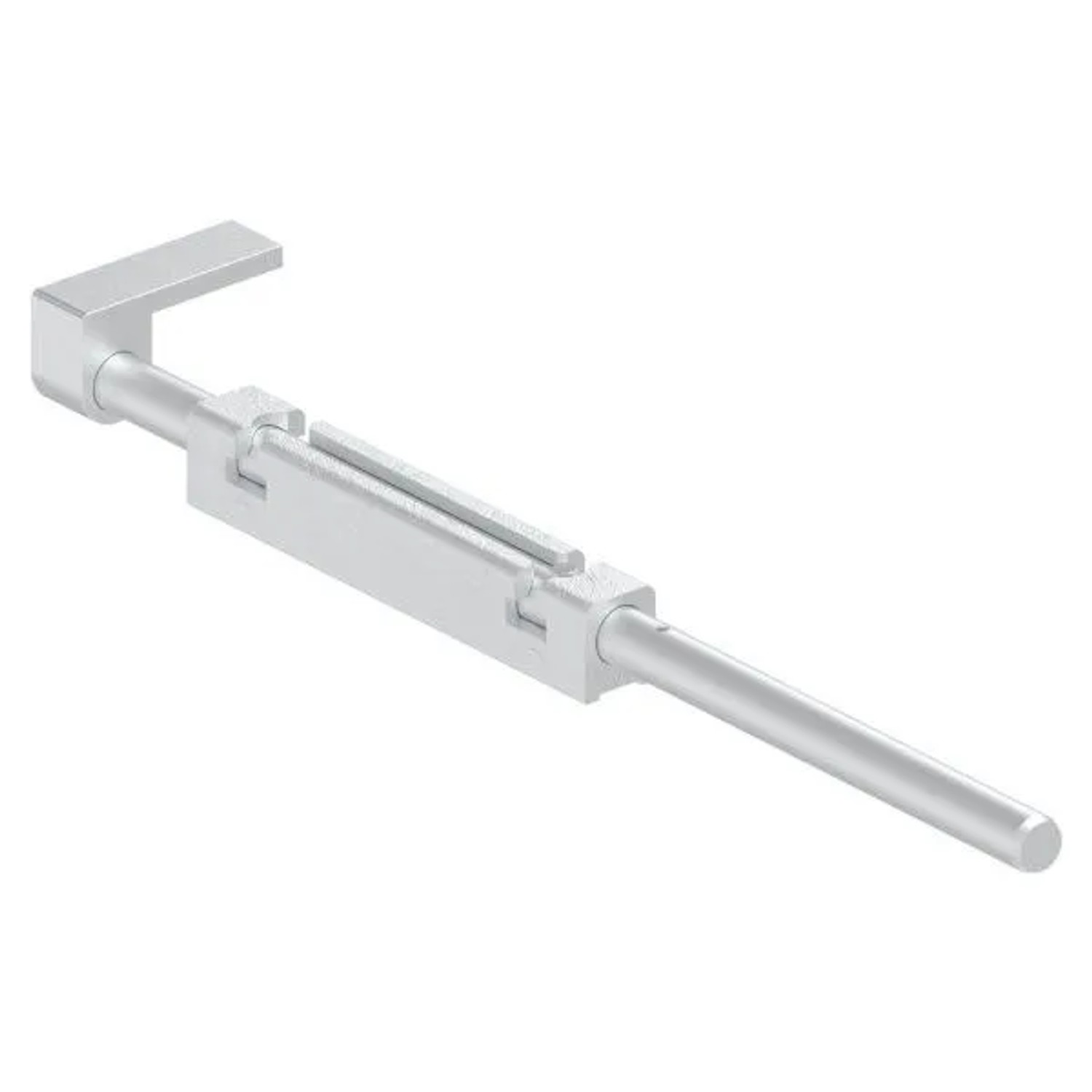 FeNau Bodenriegel Mit Länge 490mm, Zum Anschrauben, Blank