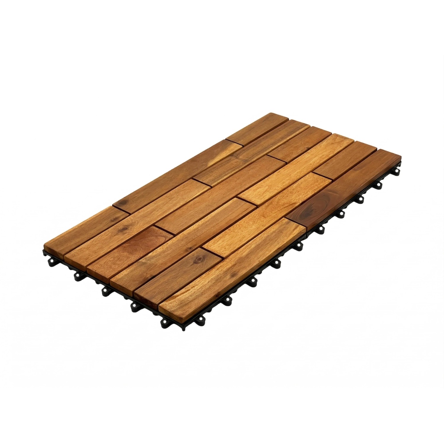 Woodtex Terrassenfliese Akazie Natur Holzfliese