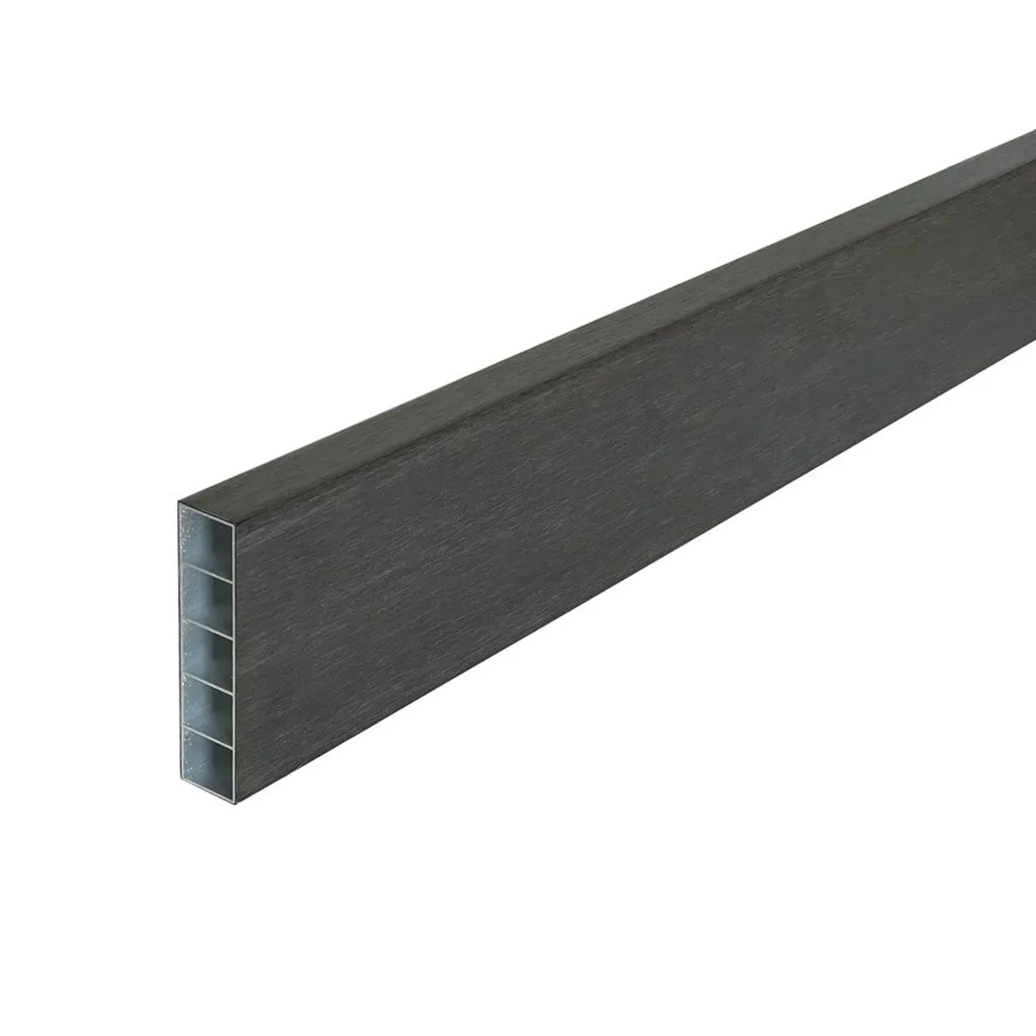 Outgarden Fassadenverkleidung WPC Co-extrudiert Charcoal Sonnenschutzprofil 30 mm Stark