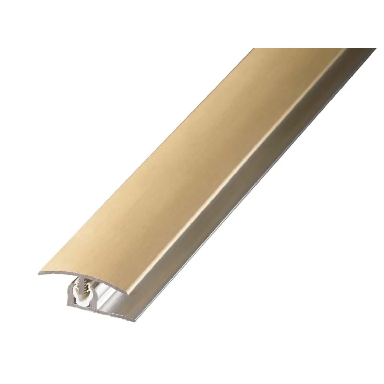 Proline Abschlussprofil PROVARIOclip Universal Aluminium Eloxiert Champagne Gebürstet 2,8 cm Breit 270 cm Lang Inhalt 1