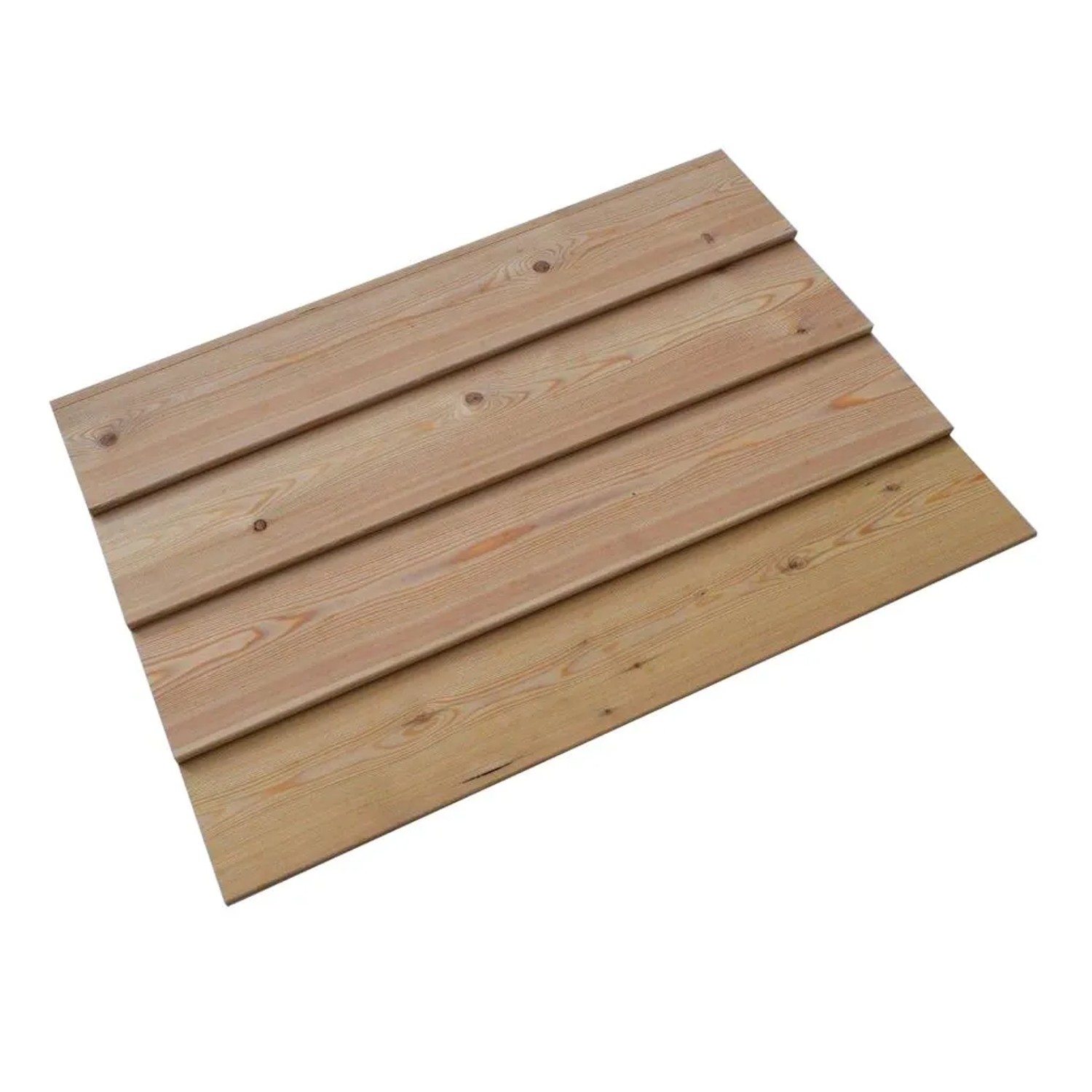 Woodtex Fassadenverkleidung Europäische Lärche Keilspundprofil 500 cm Lang