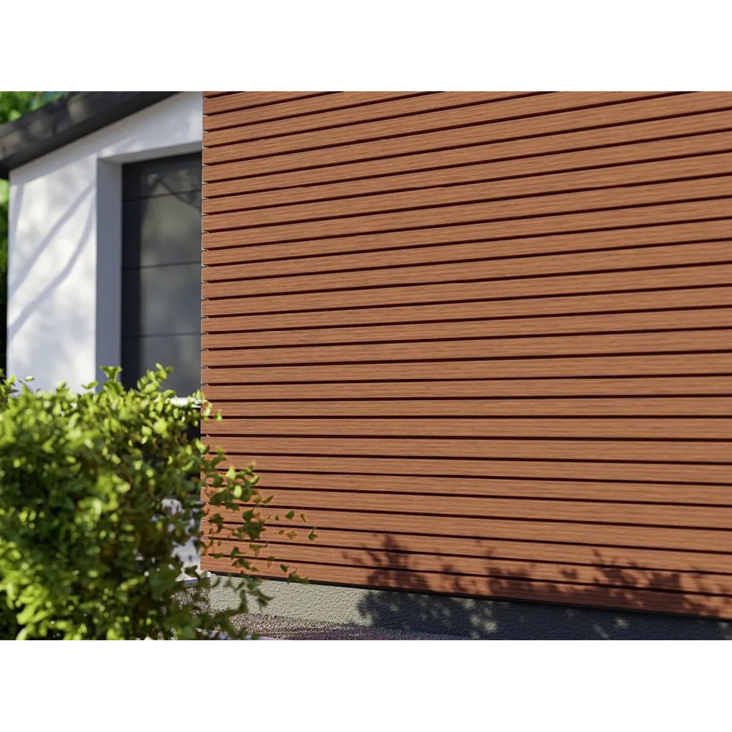 Woodtex Fassadenverkleidung Cumaru KD Rhombusprofil 25 mm Stark 9 cm Breit 274 cm Lang Inhalt 2,74