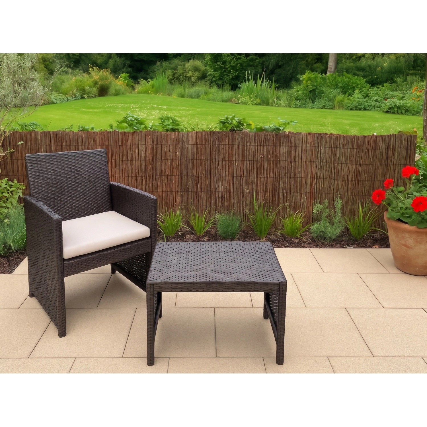 Outgarden Sichtschutz Rindenholzmatte Bretagne 300 x 90 cm