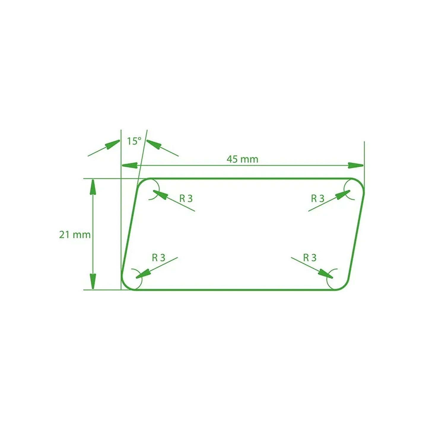 Woodtex Fassadenverkleidung Kanadische Douglasie Rhombusprofil 20 mm Stark 4,5 cm Breit 244 cm Lang Inhalt 2,44