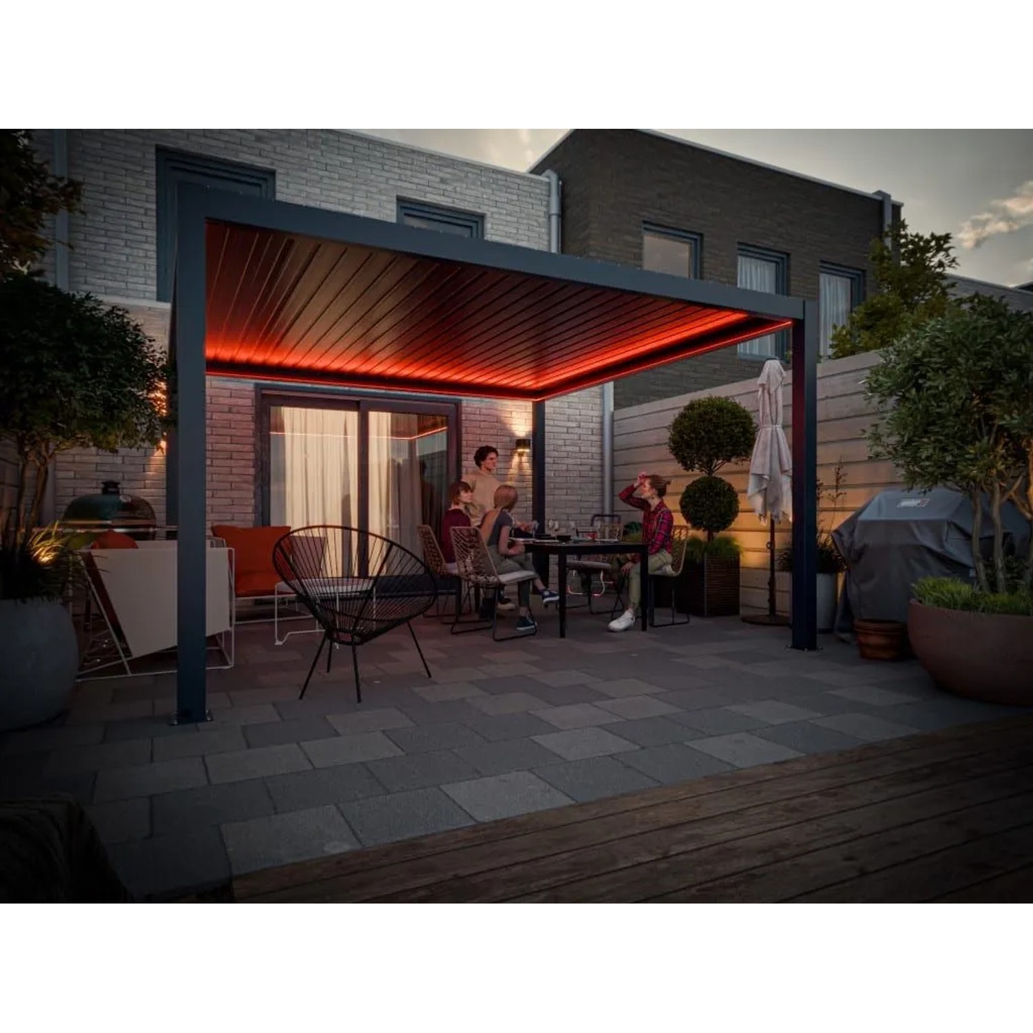 Outgarden Beleuchtungs-KIT RGB Alu-Pergola Brisa