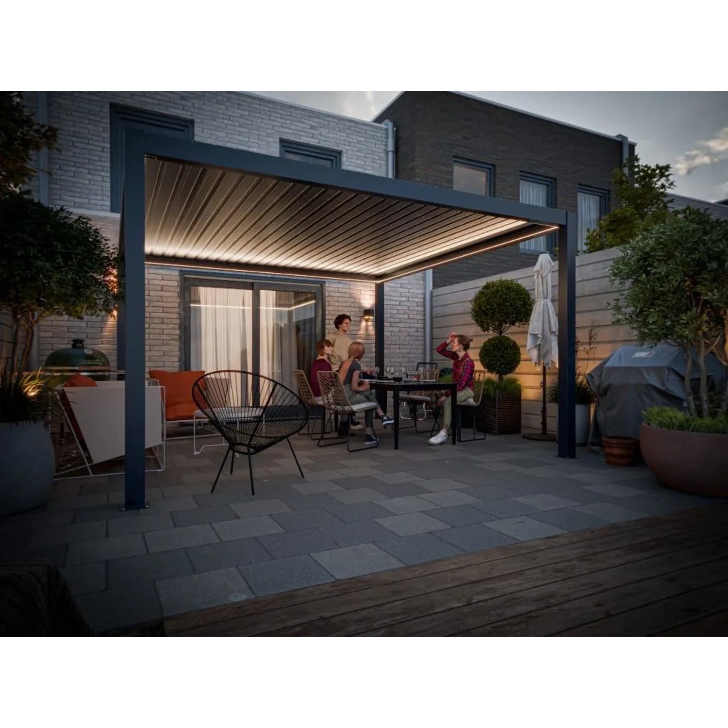 Outgarden Beleuchtungs-KIT Warmweiß für Alu-Pergola Aira
