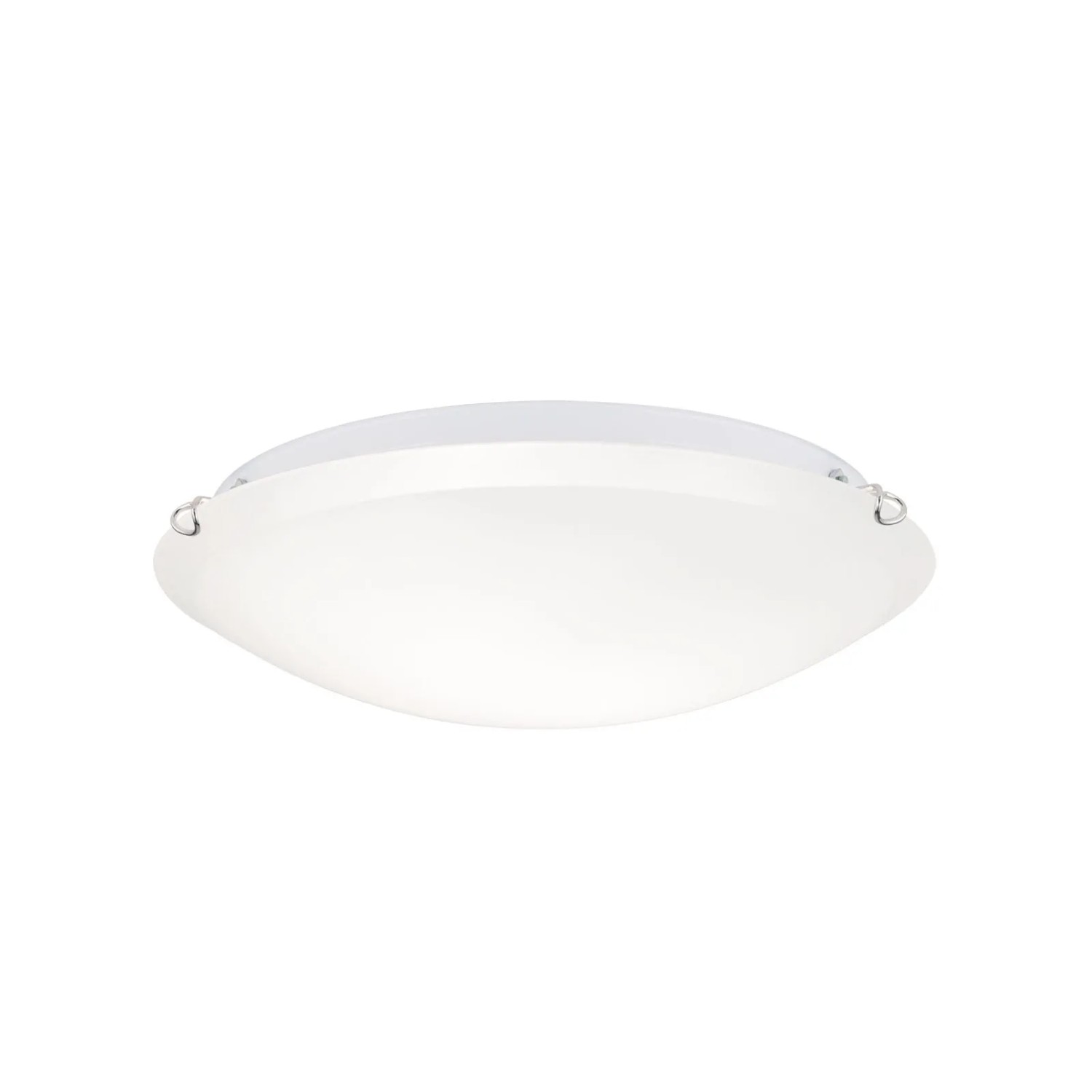 Orion Leuchten Deckenleuchte Opalglas 40 cm Chrom