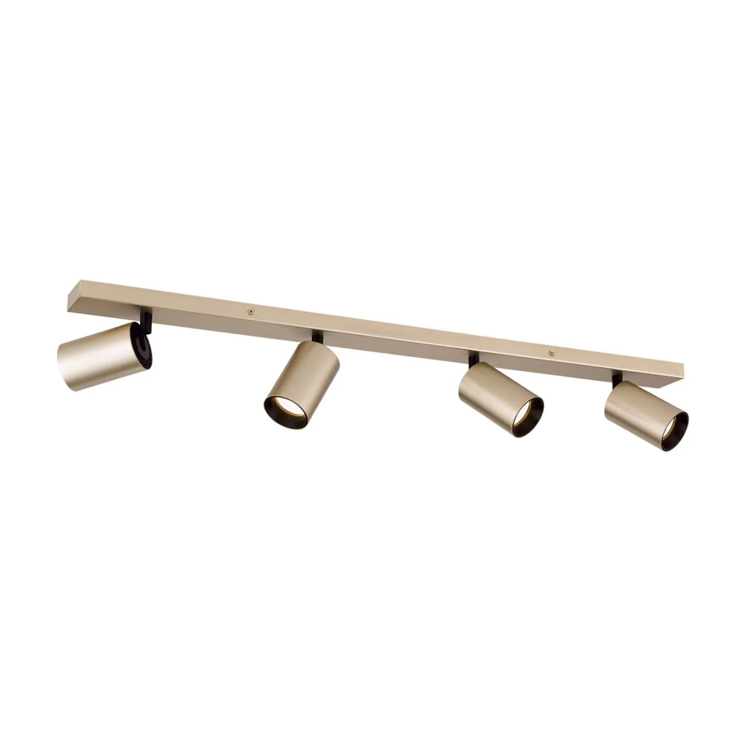 Orion Leuchten Strahler 4-flammig GU10 Schwenkbar 80 cm Gold Matt