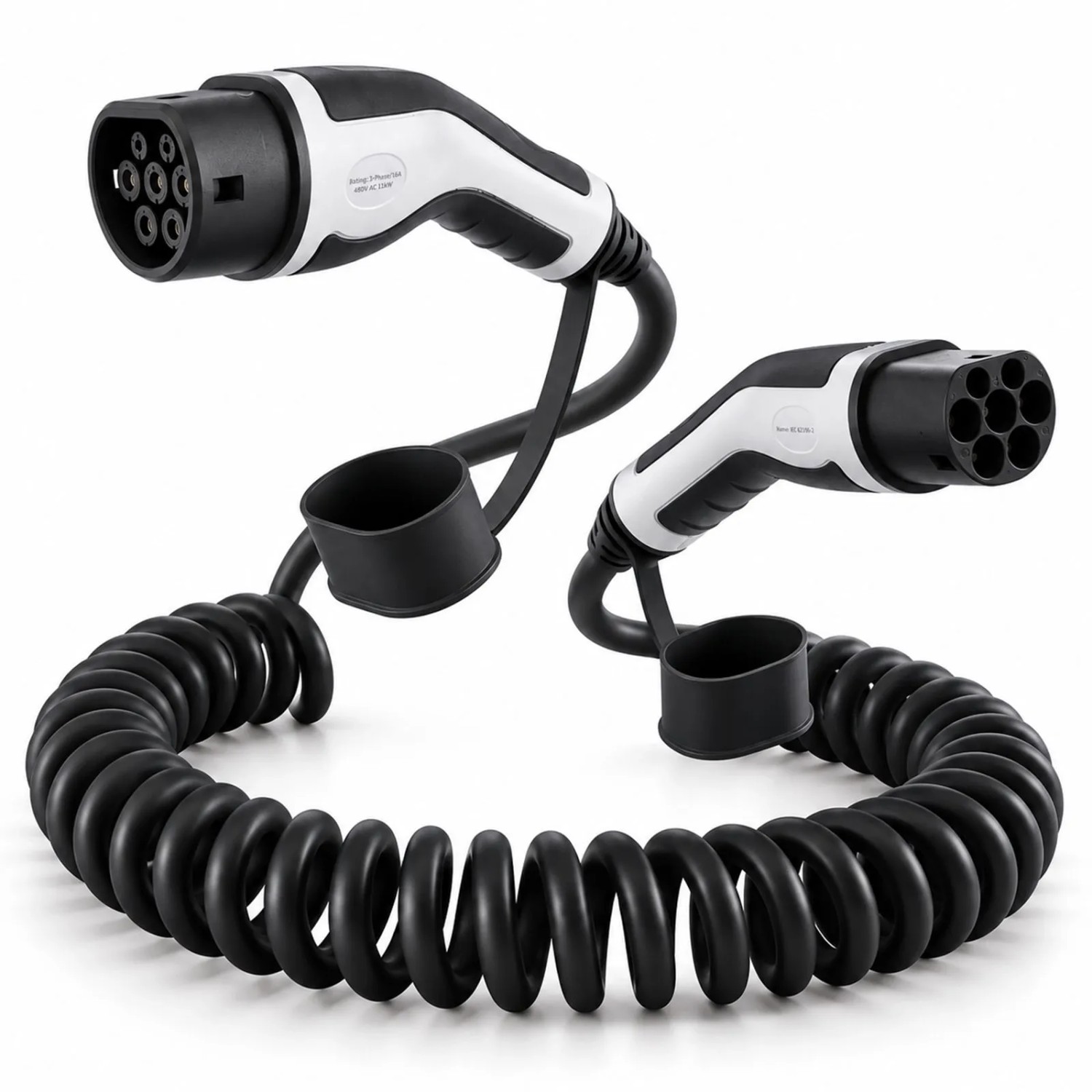 hb-digital 5m E Auto Ladekabel Typ 2 auf Typ 2 Mode 3 16A 11kW