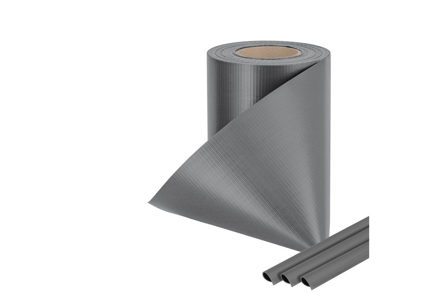 KESSER PVC Sichtschutzstreifen für Doppelstabmatten 35 m Grau Bild 3