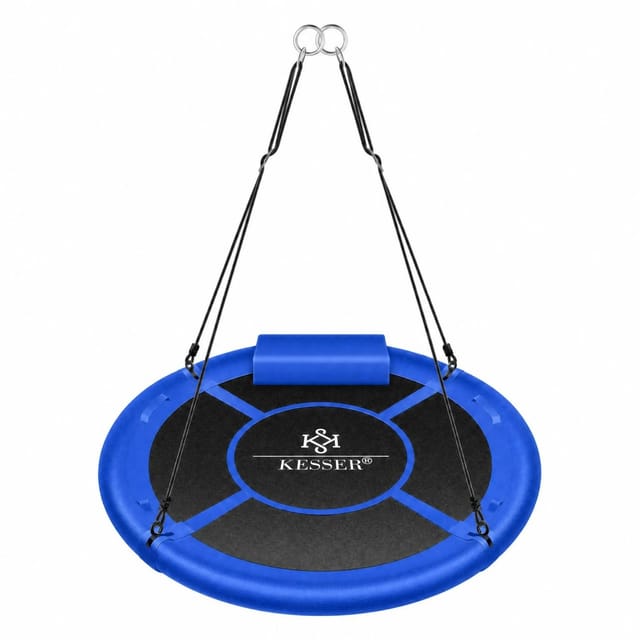 KESSER Nestschaukel Rund Höhenverstellbar Durchmesser 60 cm Blau