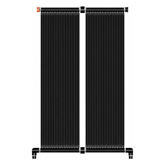 KESSER Solarkollektor Poolheizung Erweiterbar 400 x 140 cm Schwarz