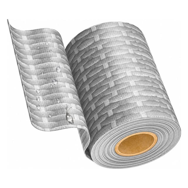 KESSER PVC Sichtschutzstreifen für Doppelstabmatten 70 m Rattan Grau