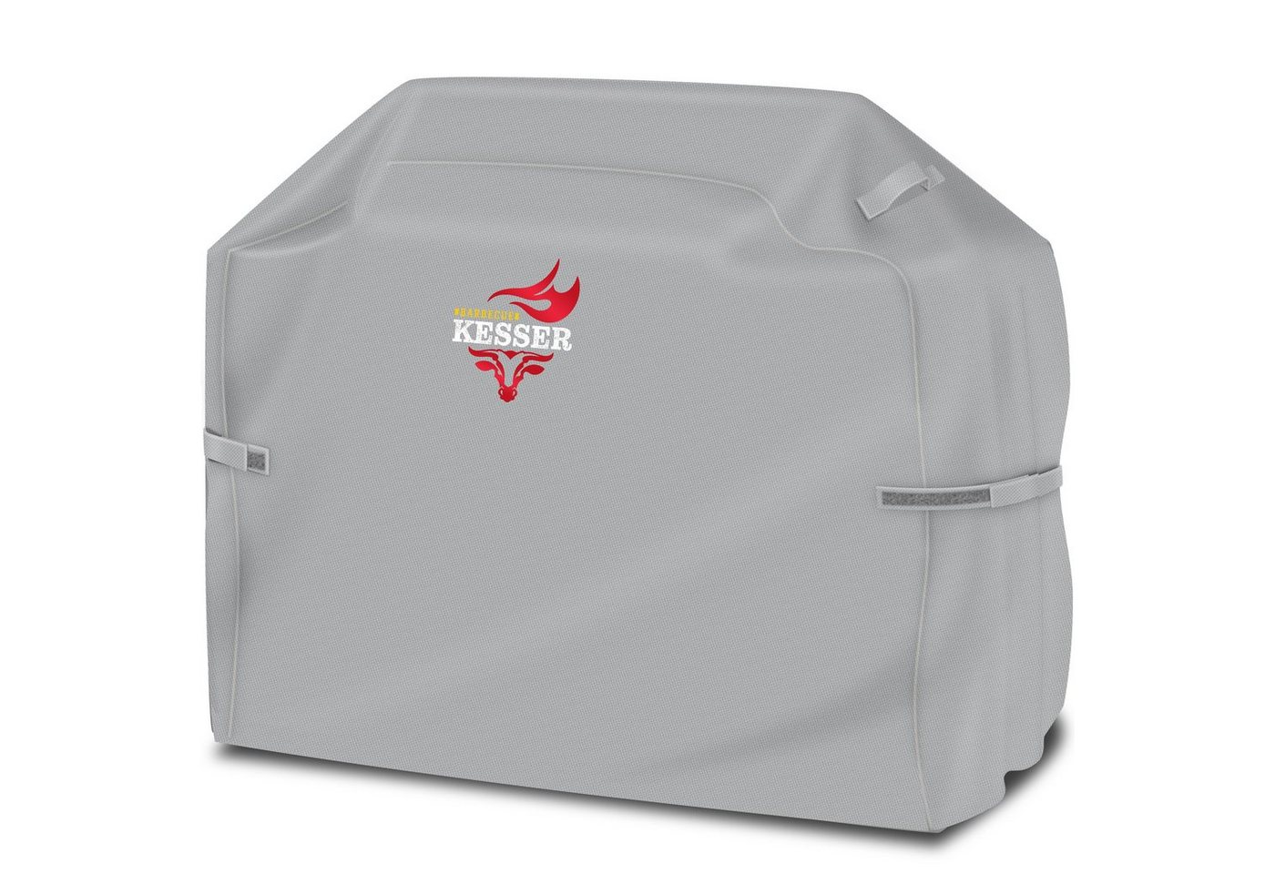 KESSER BBQ Grillabdeckung 600D Wetterfest 132 x 66 x 109 cm Grau Bild 2