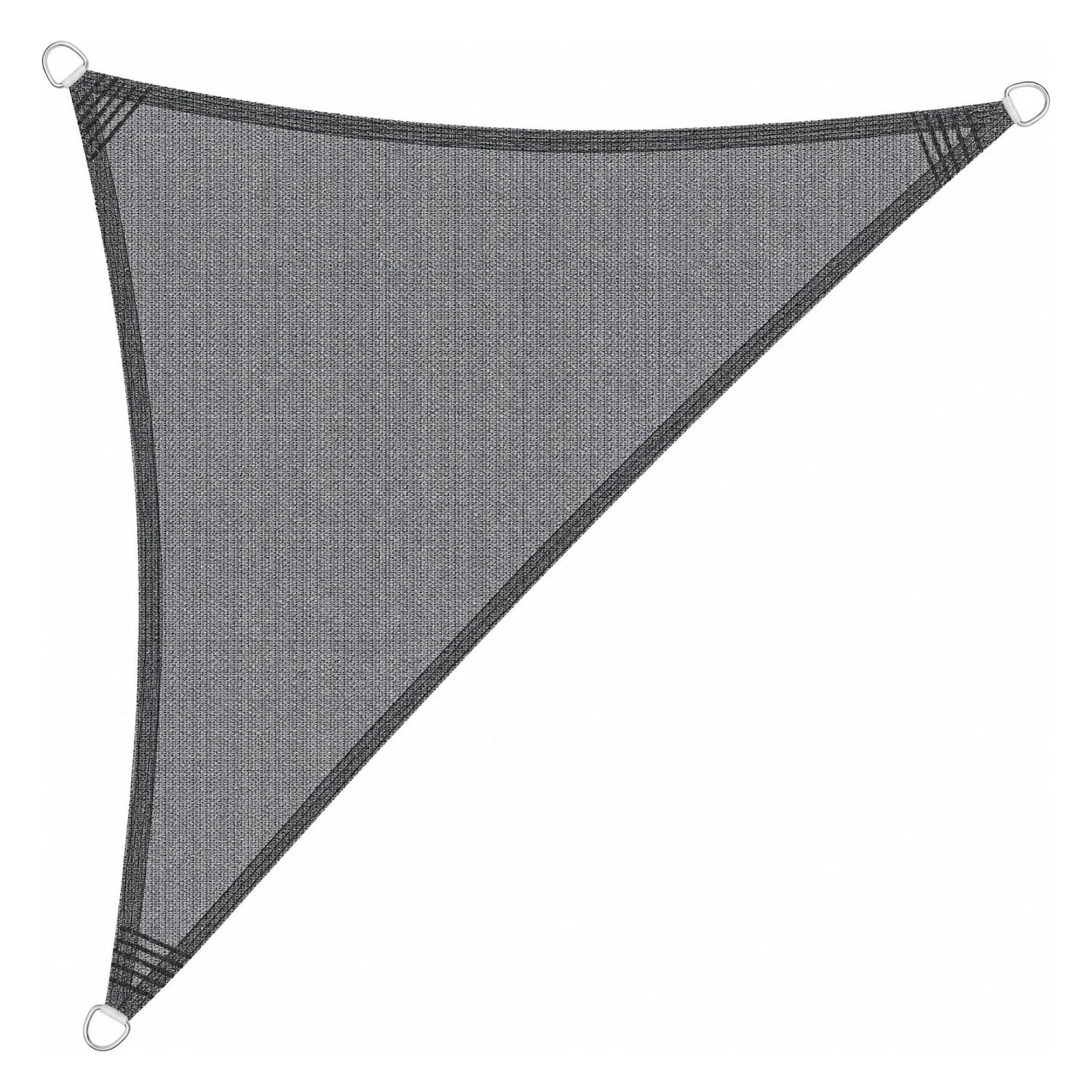 KESSER Sonnensegel HDPE Wasser und Windabweisend Dreieck 3 x 3 x 3 m Farbe Grau