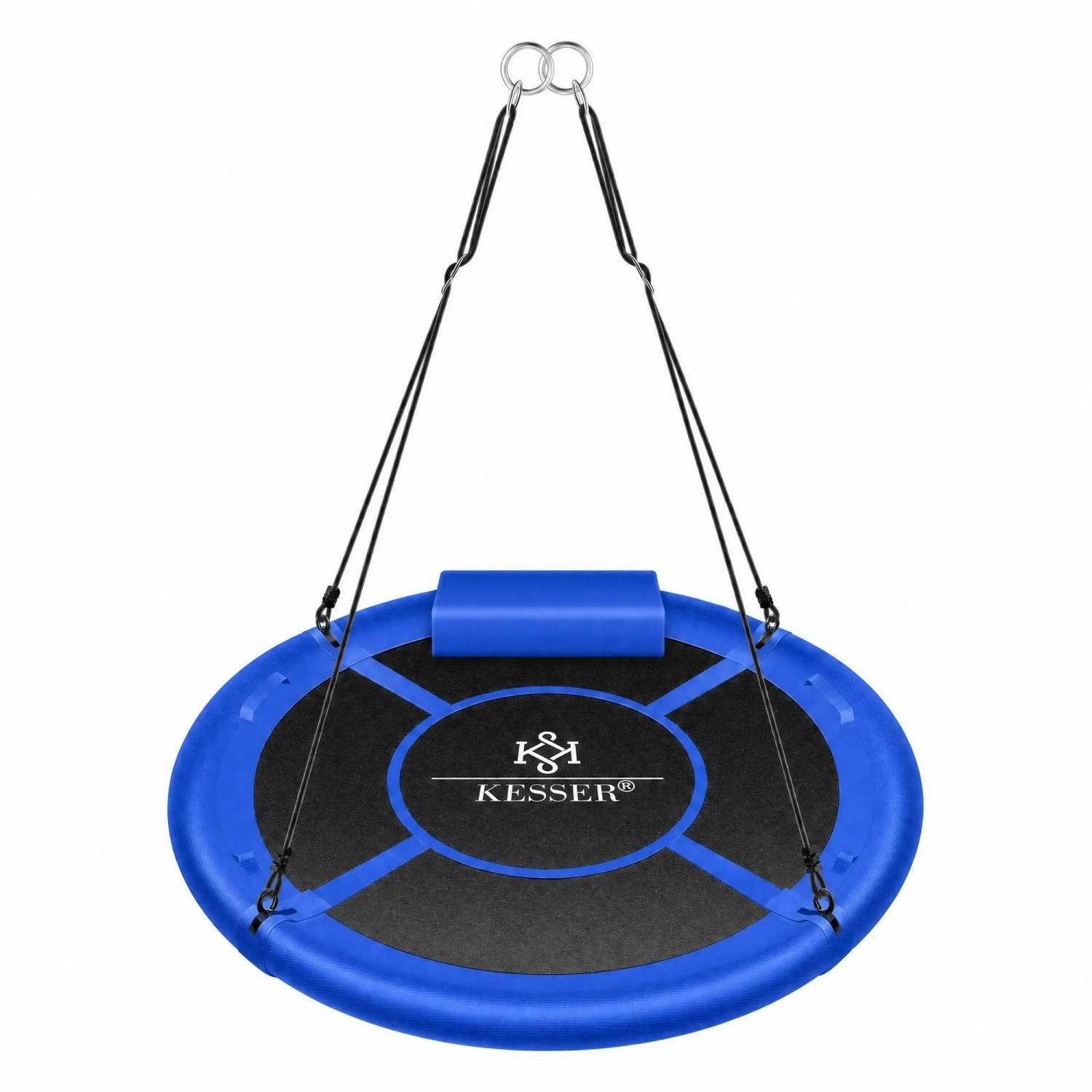 KESSER Nestschaukel Rund Höhenverstellbar Durchmesser 120 cm Blau
