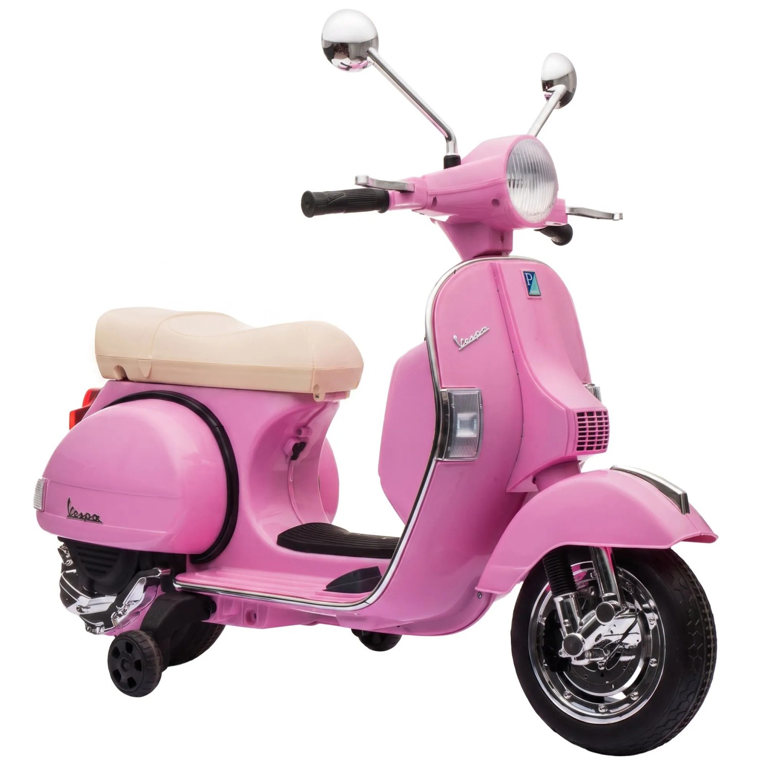 AIYAPLAY Kindermotorrad Kunststoff Metall 107L x 51B x 80H cm Rosa