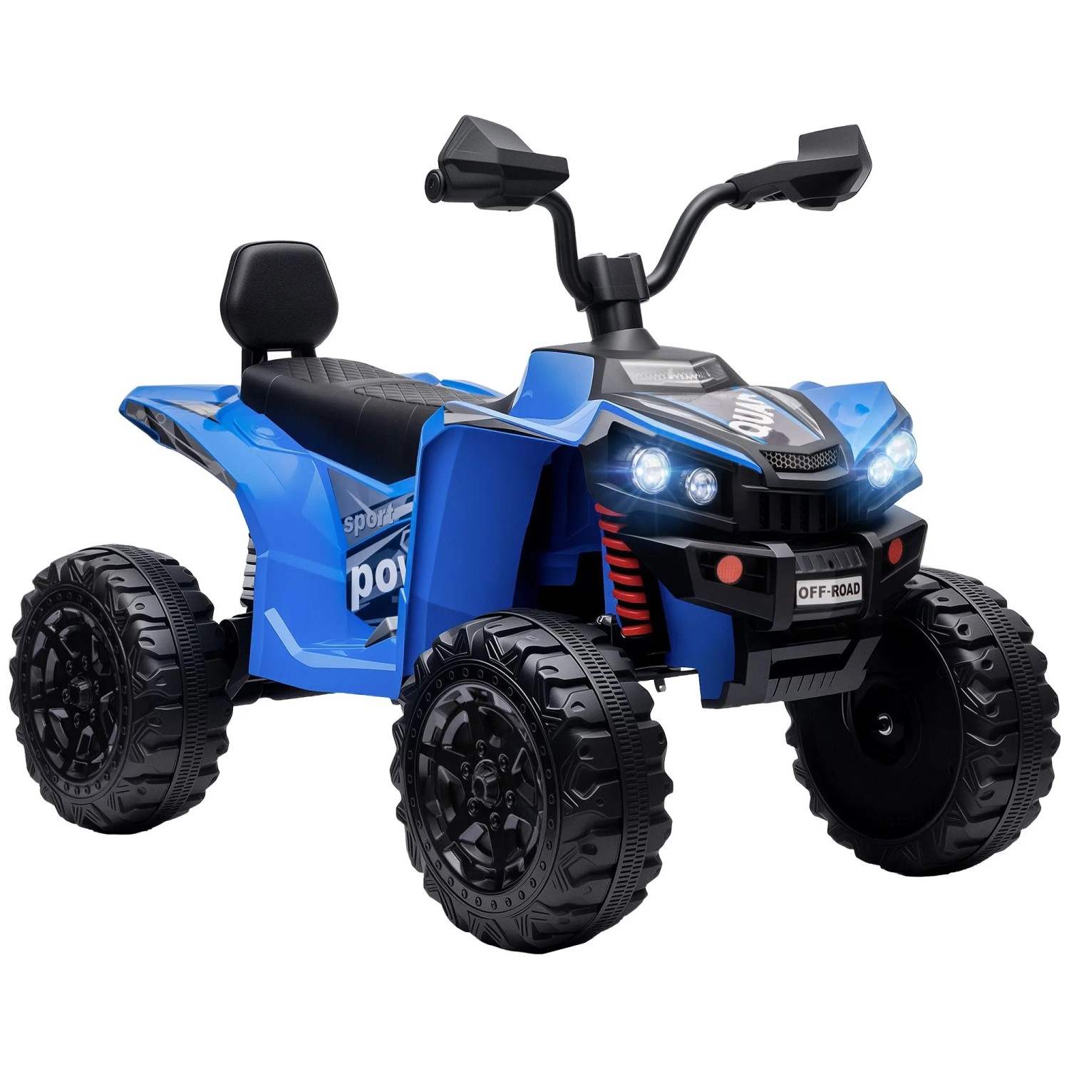 AIYAPLAY Kinderquad Metall Kunststoff 106L x 63B x 76H cm Blau