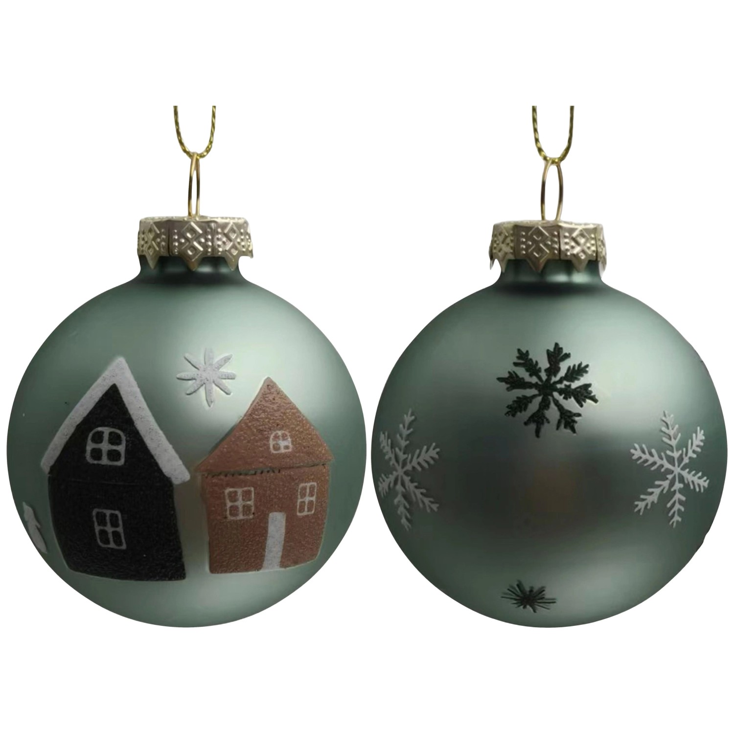 Mömax Christbaumkugel-Set Milo Multicolor 2-teilig