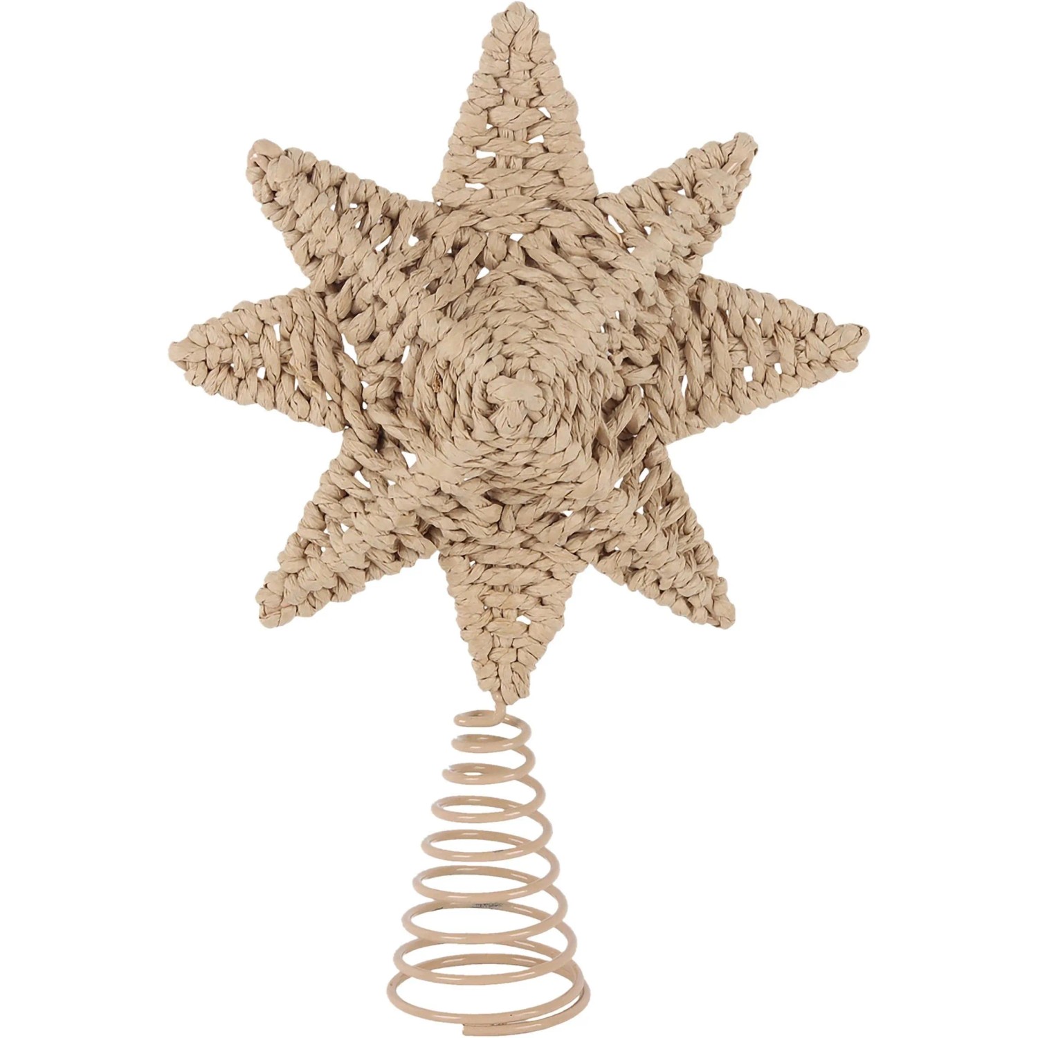 Mömax Christbaumspitze Star Naturfarben