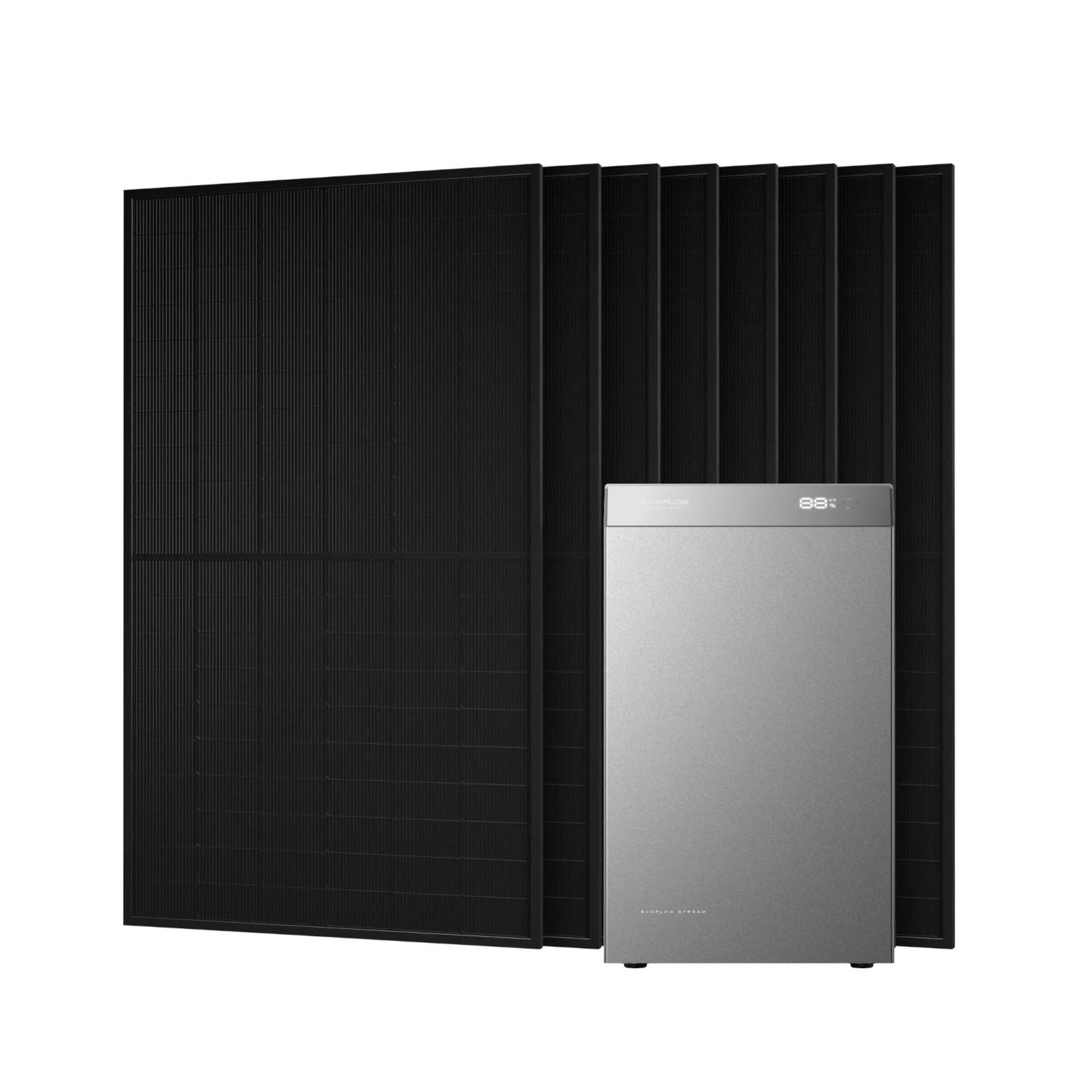 EcoFlow Balkonkraftwerk STREAM 5000 5,02 kWh mit 8 x 500 Wp Solarmodulen