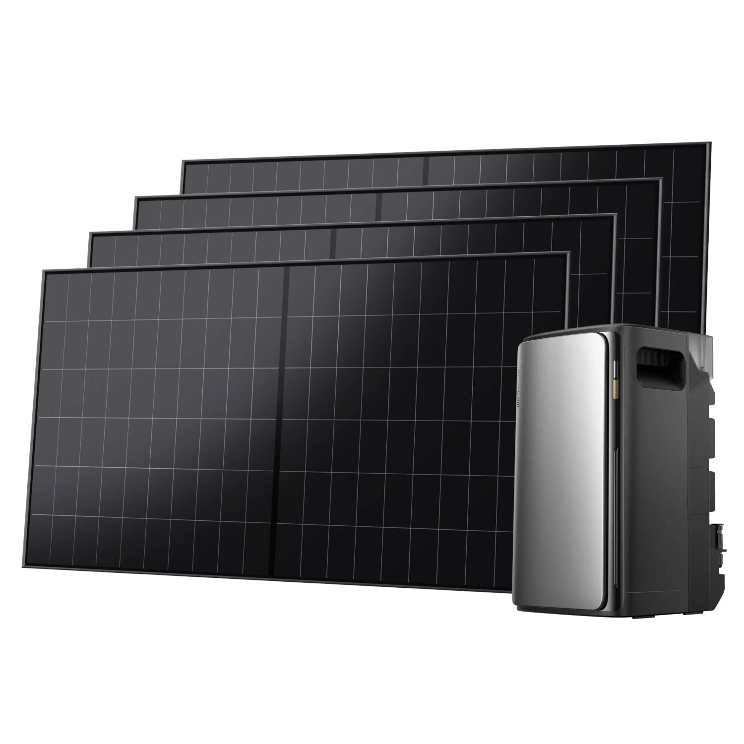 EcoFlow Balkonkraftwerk STREAM Ultra 1,92 kWh mit 4 x 525 Wp Solarmodulen