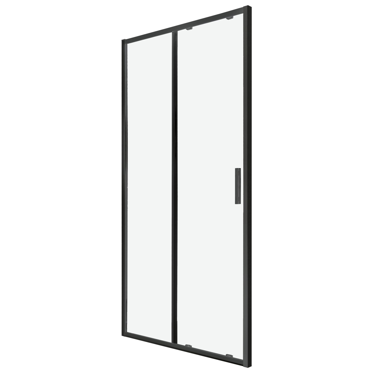 Kerra Duschtür Solid DS Schwarz 120 x 195 cm