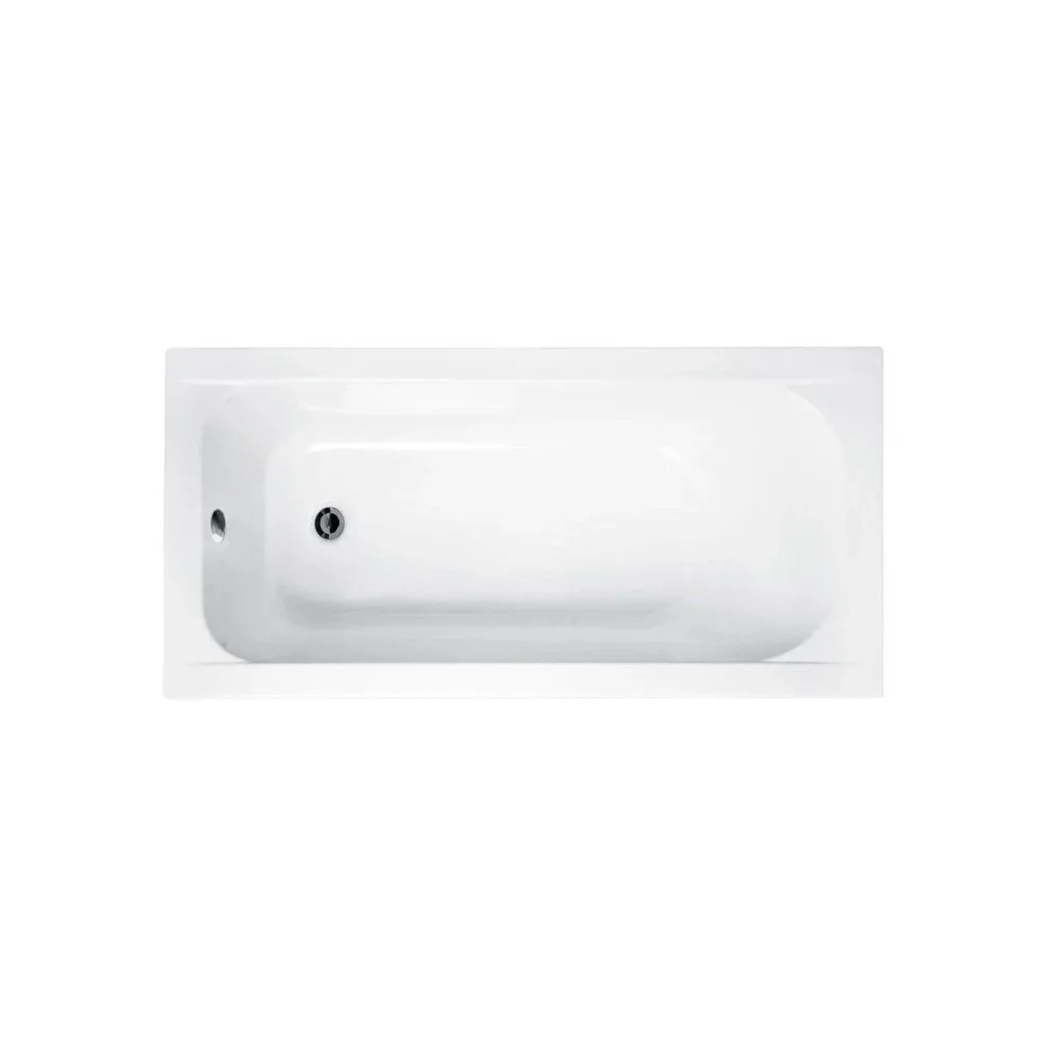 Bad Land Rechteck-Badewanne 150x70 inkl. Ablauf & Füße
