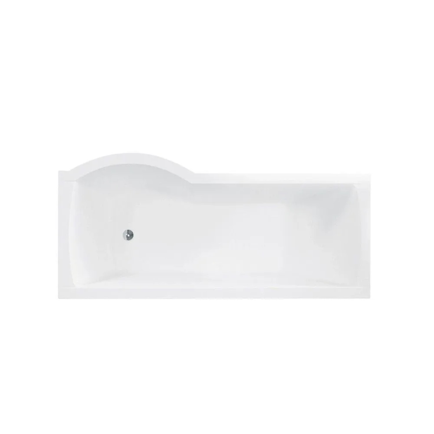 Bad Land Rechteck-Badewanne 160x70 Rechts mit Styroporverkleidung inkl. Ablauf & Füße