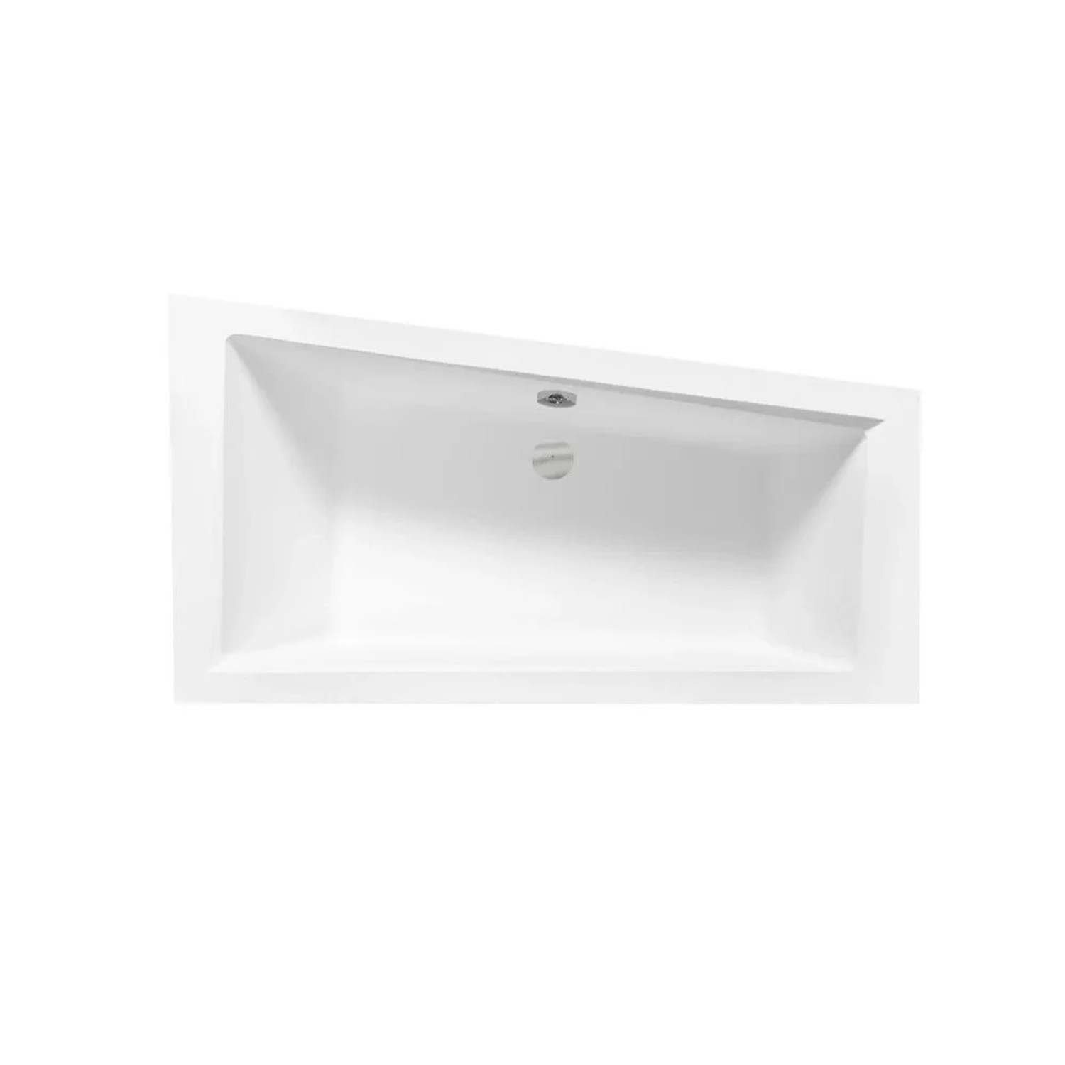 Bad Land Eckbadewanne 150x85 Rechts inkl. Ablauf & Füße