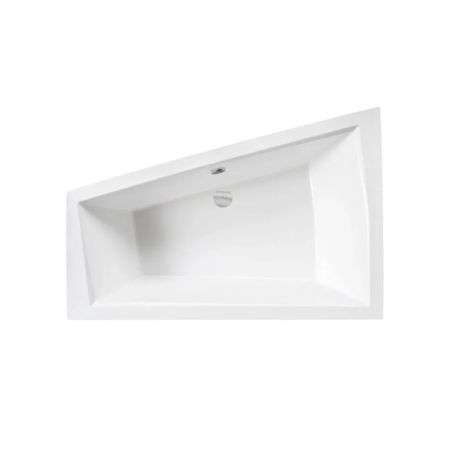 Bad Land Eckbadewanne 180x125 Links mit 2 KODI-Kopfstütze inkl. Ablauf & Füße